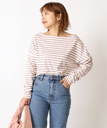 U by SPICK&SPAN | BIGボーダープルオーバー◆(Tシャツ/カットソー)