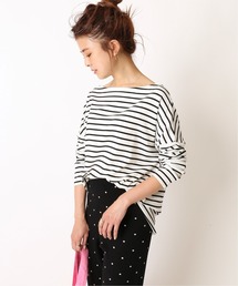 U by SPICK&SPAN | BIGボーダープルオーバー◆(Tシャツ/カットソー)