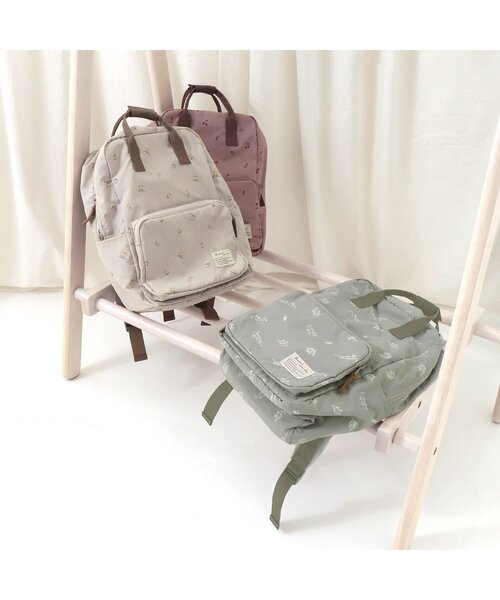 apres les cours（アプレレクール）の「■3柄リュック（バックパック/リュック・キッズ・キナリ/グレー/ピンク・FREE）」の4枚目の写真