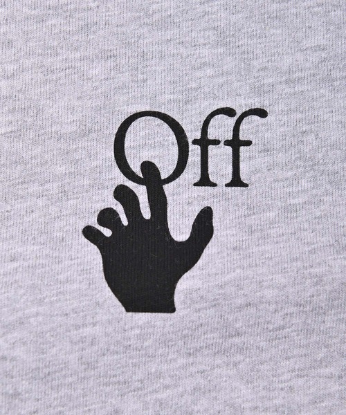 off white（オフホワイト）の「OFF WHITE (オフ ホワイト) MARKER メランジ長袖Tシャツ（Tシャツ/カットソー・メンズ・グレー・S/M/XS）」の7枚目の写真