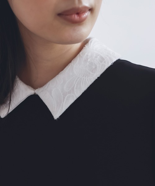 kaene（カエン）の「レースつけ襟（付け襟・レディース・ホワイト・FREE）」の9枚目の写真