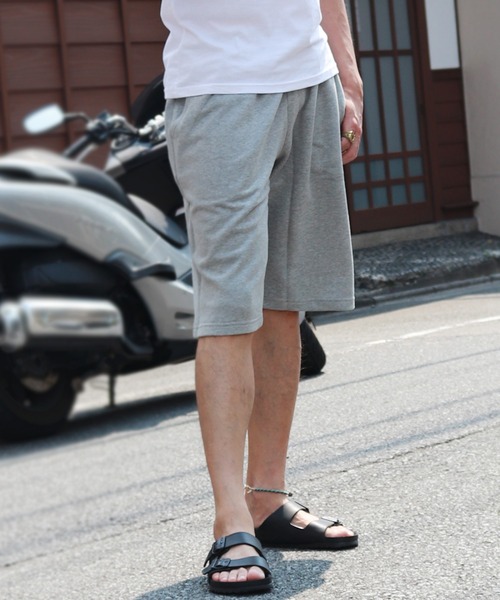 WESTSEA(ウエストシー)の「WEB限定 総柄 無地 スウェット ハーフパンツ(膝下)(スウェットパンツ・メンズ・ホワイト×ブルー/グレー系その他/ブラック系その他/杢グレー/グリーン系カモフラージュ/ブラック/ブラック系その他3/ネイビー/ブラック系その他5/ブラック系その他4/ブラック系その他2/ブラック系その他6/ブルー系その他・M/XL/S/L)」の10枚目の写真