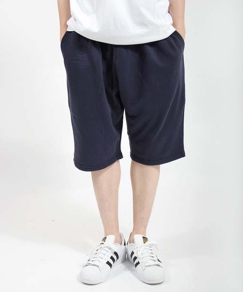 WESTSEA(ウエストシー)の「WEB限定 総柄 無地 スウェット ハーフパンツ(膝下)(スウェットパンツ・メンズ・ホワイト×ブルー/グレー系その他/ブラック系その他/杢グレー/グリーン系カモフラージュ/ブラック/ブラック系その他3/ネイビー/ブラック系その他5/ブラック系その他4/ブラック系その他2/ブラック系その他6/ブルー系その他・M/XL/S/L)」の12枚目の写真