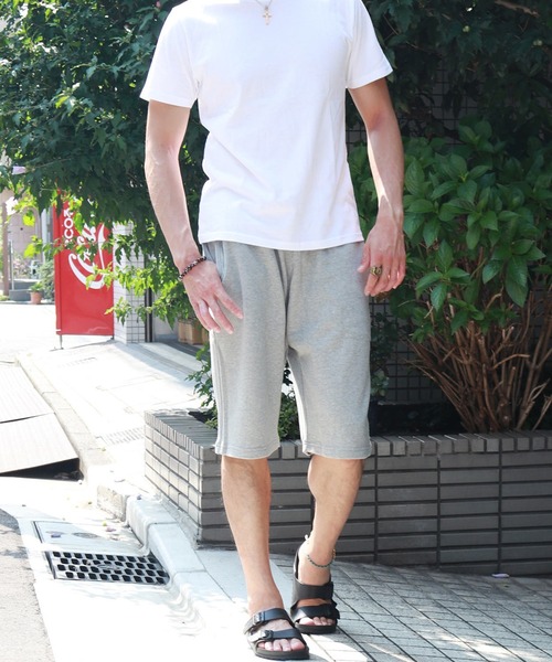 WESTSEA(ウエストシー)の「WEB限定 総柄 無地 スウェット ハーフパンツ(膝下)(スウェットパンツ・メンズ・ホワイト×ブルー/グレー系その他/ブラック系その他/杢グレー/グリーン系カモフラージュ/ブラック/ブラック系その他3/ネイビー/ブラック系その他5/ブラック系その他4/ブラック系その他2/ブラック系その他6/ブルー系その他・M/XL/S/L)」の22枚目の写真