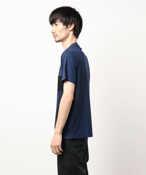 5351 POUR LES HOMMES(ゴーサンゴーイチプールオム)の「【BLANC】スラッシュボーダー 半袖 Tシャツ(Tシャツ/カットソー・メンズ・ネイビー/ブラック・46/48)」の17枚目の写真