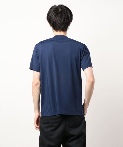5351 POUR LES HOMMES(ゴーサンゴーイチプールオム)の「【BLANC】スラッシュボーダー 半袖 Tシャツ(Tシャツ/カットソー・メンズ・ネイビー/ブラック・46/48)」の16枚目の写真