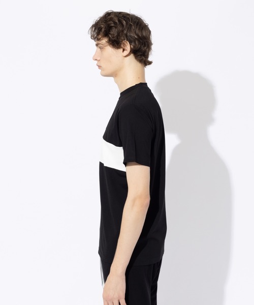 5351 POUR LES HOMMES(ゴーサンゴーイチプールオム)の「【BLANC】スラッシュボーダー 半袖 Tシャツ(Tシャツ/カットソー・メンズ・ネイビー/ブラック・46/48)」の5枚目の写真