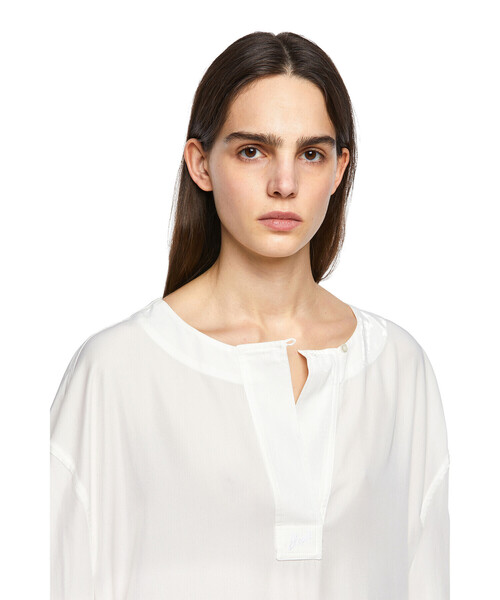 DIESEL(ディーゼル)の「レディース サステナブル シャツ プルオーバー ルーズシルエット(シャツ/ブラウス・レディース・ホワイト/ブルー・SMALL/MEDIUM/X-SMALL/XX-SMALL)」の6枚目の写真