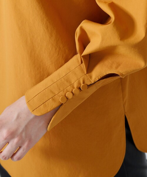 CAST:(キャストコロン)の「ソフトタイプライターブラウス(シャツ/ブラウス・レディース・ベージュ/イエロー/ブラック・M)」の17枚目の写真