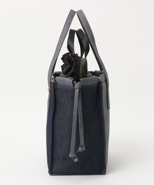 LITTLE ACCESSORIES（リトルアクセサリーズ）の「フリルのバッグイン付き３WAYトートバッグ（トートバッグ・レディース・ブラック/ベージュ/パープル/ネイビー・フリー）」の19枚目の写真