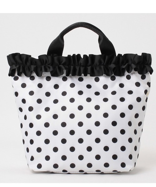 LITTLE ACCESSORIES（リトルアクセサリーズ）の「フリルのバッグイン付き３WAYトートバッグ（トートバッグ・レディース・ブラック/ベージュ/パープル/ネイビー・フリー）」の18枚目の写真