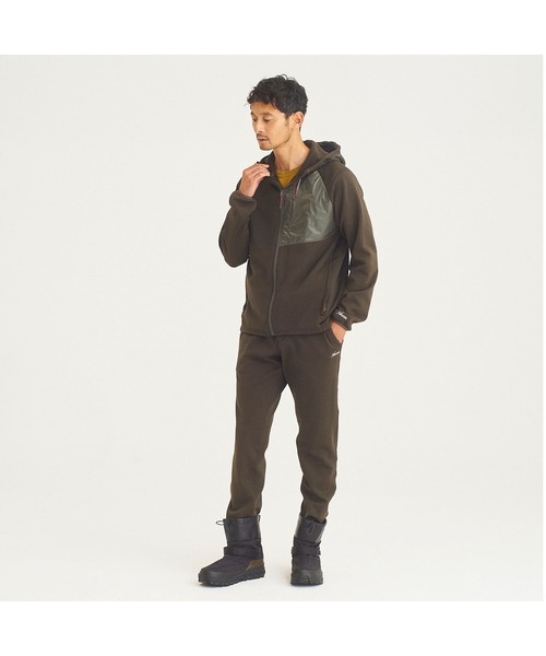 NANGA(ナンガ)の「CORDURA FLEECE ZIP PARKA/コーデュラフリースジップパーカー(メンズ)(パーカー・メンズ・カーキ/グレー/ブラック・LARGE/MEDIUM/X-LARGE/SMALL)」の8枚目の写真