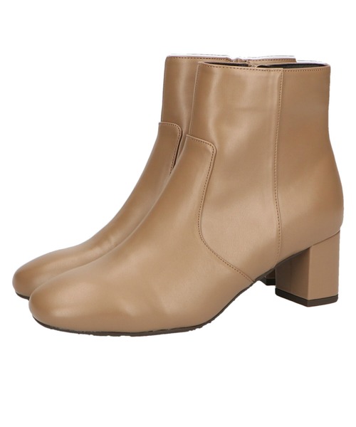 ORiental TRaffic（オリエンタルトラフィック）の「スクエアトゥ切替ミドルブーツ/11415（ブーツ・レディース・ホワイト/ブラック/グレー/ベージュ・3L/M/LL/S/L/SS）」の14枚目の写真