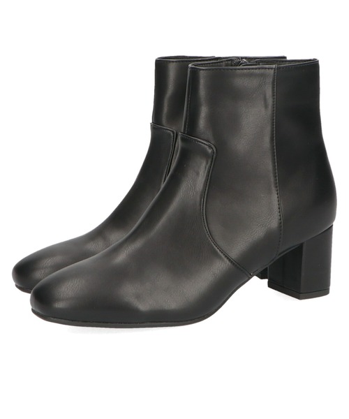 ORiental TRaffic（オリエンタルトラフィック）の「スクエアトゥ切替ミドルブーツ/11415（ブーツ・レディース・ホワイト/ブラック/グレー/ベージュ・3L/M/LL/S/L/SS）」の12枚目の写真