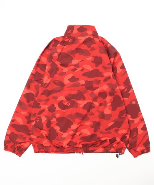 A BATHING APE（アベイシングエイプ）の「COLOR CAMO TRACK JACKET L（ナイロンジャケット・レディース・ネイビー/レッド・SMALL/X-SMALL）」の6枚目の写真