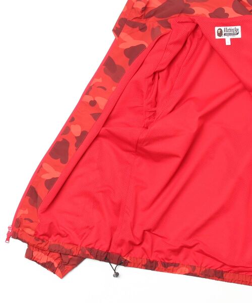 A BATHING APE（アベイシングエイプ）の「COLOR CAMO TRACK JACKET L（ナイロンジャケット・レディース・ネイビー/レッド・SMALL/X-SMALL）」の7枚目の写真