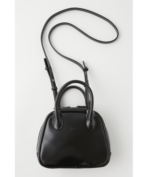 MOUSSY（マウジー）の「MINI BOSTON SHOULDER バッグ（ショルダーバッグ・レディース・アイボリー/ブラック/ブルー・FREE）」の5枚目の写真