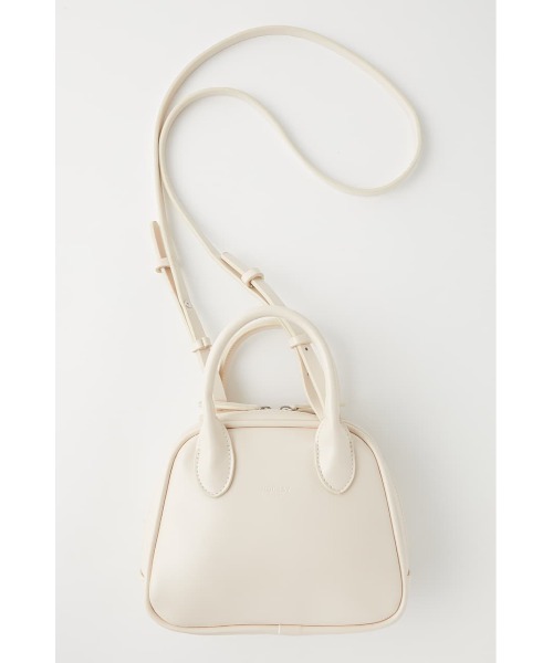 MOUSSY（マウジー）の「MINI BOSTON SHOULDER バッグ（ショルダーバッグ・レディース・アイボリー/ブラック/ブルー・FREE）」の4枚目の写真