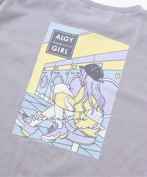 algy（アルジー）の「エモプリントロンT（Tシャツ/カットソー・キッズ・サックスブルー/ピンク/ラベンダー・MEDIUM/XX-SMALL/SMALL/X-SMALL）」の10枚目の写真