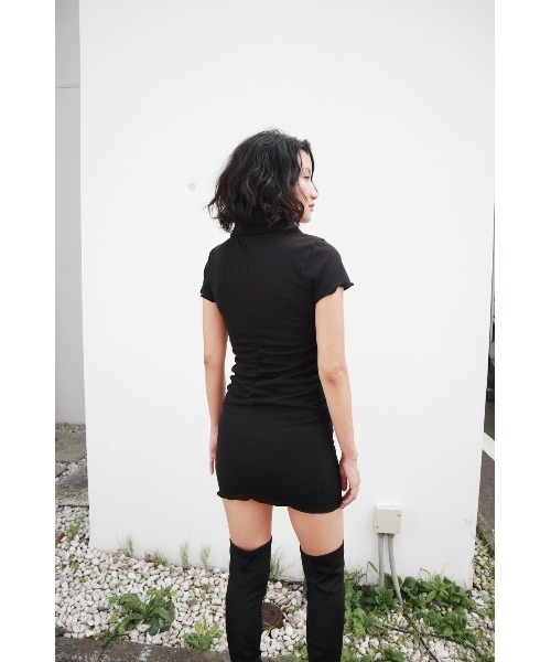 FIG&VIPER(フィグアンドバイパー)の「衿付きComfyカットOP(Tシャツ/カットソー・レディース・グレー/ブラック/ピンク・FREE)」の22枚目の写真