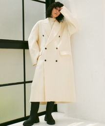 LE CIEL BLEU（ルシェルブルー）の「Double Faced Peaked Lapel Coat（その他アウター・レディース）」