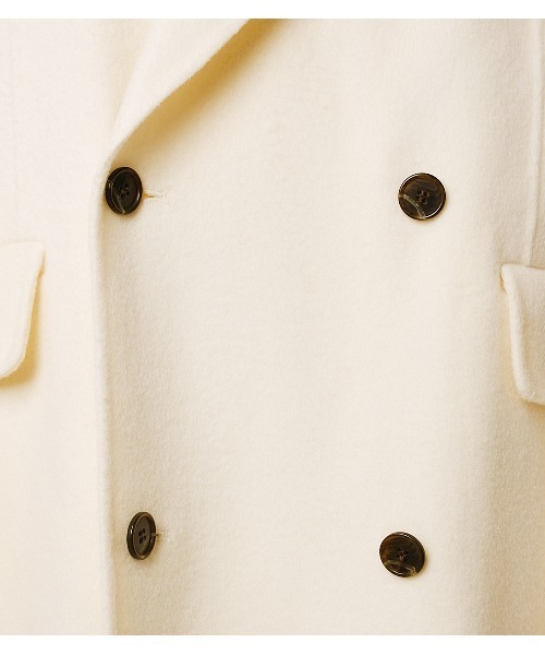 LE CIEL BLEU(ルシェルブルー)の「Double Faced Peaked Lapel Coat(その他アウター・レディース・ホワイト・36)」の4枚目の写真