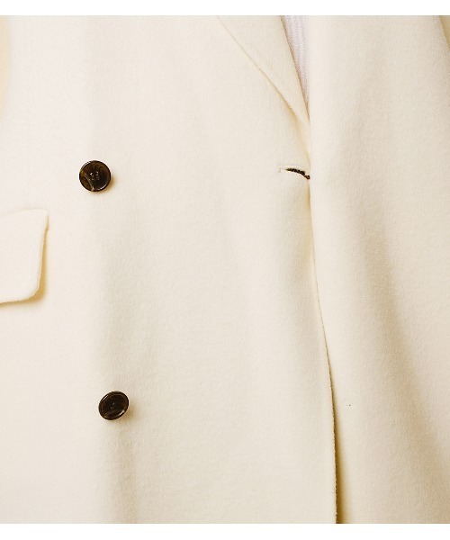 LE CIEL BLEU(ルシェルブルー)の「Double Faced Peaked Lapel Coat(その他アウター・レディース・ホワイト・36)」の6枚目の写真