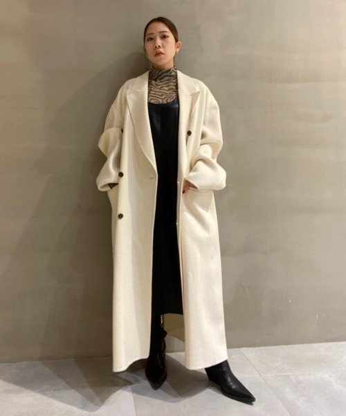 LE CIEL BLEU(ルシェルブルー)の「Double Faced Peaked Lapel Coat(その他アウター・レディース・ホワイト・36)」の13枚目の写真