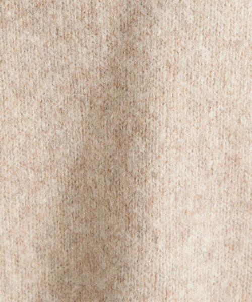 green label relaxing（グリーンレーベルリラクシング）の「YAK MIX ハイネック ニット ベスト（ベスト・レディース・ベージュ/ナチュラル・FREE）」の7枚目の写真