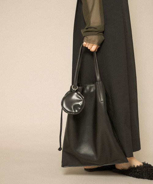 KBF（ケイビーエフ）の「3SETトートバッグ（トートバッグ・レディース・シルバー/ベージュ/ブラック・ONE）」の5枚目の写真