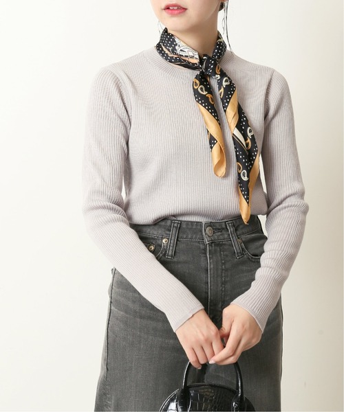 Simplicite（サンプリシテ）の「3*2 リブプルオーバー◆（Tシャツ/カットソー・レディース・ブラック/ライトグレー/マスタード・FREE）」の3枚目の写真