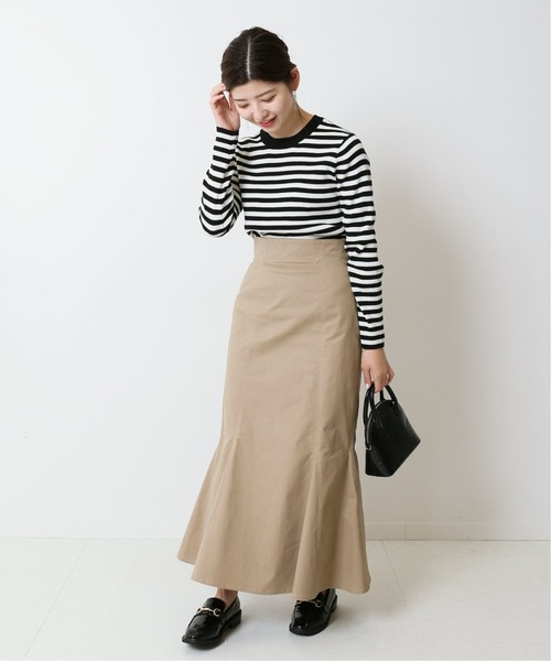 Simplicite（サンプリシテ）の「3*2 リブプルオーバー◆（Tシャツ/カットソー・レディース・ブラック/ライトグレー/マスタード・FREE）」の17枚目の写真