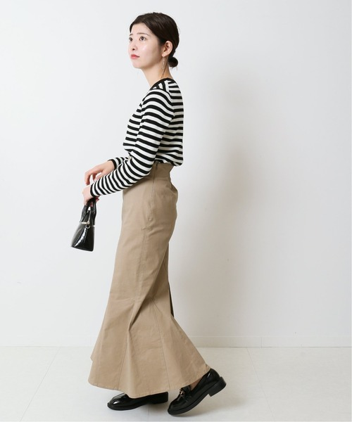 Simplicite（サンプリシテ）の「3*2 リブプルオーバー◆（Tシャツ/カットソー・レディース・ブラック/ライトグレー/マスタード・FREE）」の9枚目の写真