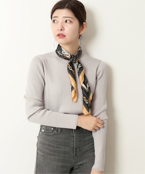 Simplicite（サンプリシテ）の「3*2 リブプルオーバー◆（Tシャツ/カットソー・レディース・ブラック/ライトグレー/マスタード・FREE）」の14枚目の写真