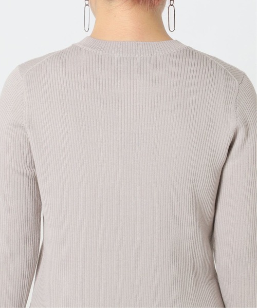 Simplicite（サンプリシテ）の「3*2 リブプルオーバー◆（Tシャツ/カットソー・レディース・ブラック/ライトグレー/マスタード・FREE）」の16枚目の写真