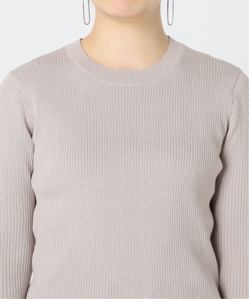 Simplicite（サンプリシテ）の「3*2 リブプルオーバー◆（Tシャツ/カットソー・レディース・ブラック/ライトグレー/マスタード・FREE）」の8枚目の写真