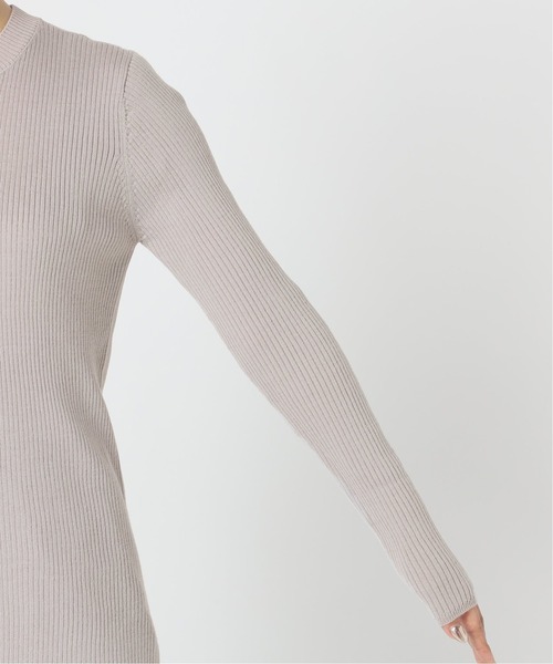 Simplicite（サンプリシテ）の「3*2 リブプルオーバー◆（Tシャツ/カットソー・レディース・ブラック/ライトグレー/マスタード・FREE）」の12枚目の写真