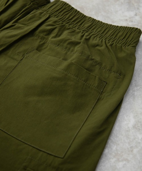 SKKONE(スコーネ)の「ナイロンストレッチ ワイドカーゴパンツ(カーゴパンツ・メンズ・ブラック/オリーブ・LL/M/L)」の10枚目の写真