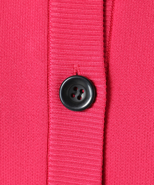 Simplicite（サンプリシテ）の「クルーネックダンボールカーディガン◆（カーディガン/ボレロ・レディース・ブラック/ピンク/ブルー系その他/ナチュラル/グリーン・FREE）」の9枚目の写真