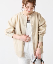 Simplicite | クルーネックダンボールカーディガン◆(カーディガン/ボレロ)