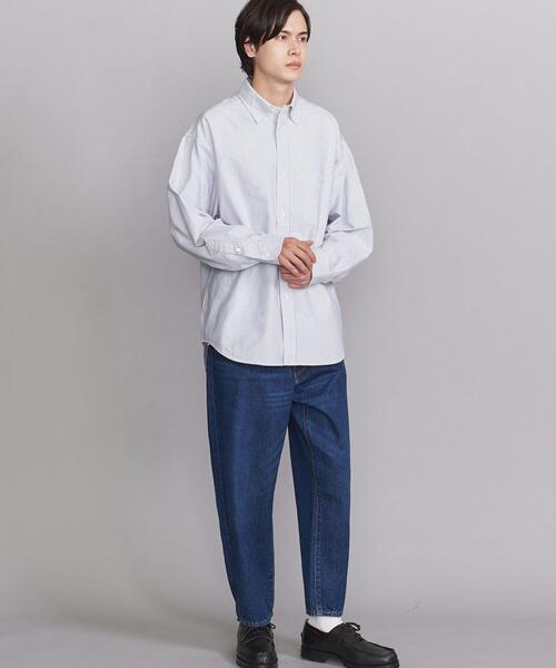 BEAUTY&YOUTH UNITED ARROWS(ビューティーアンドユースユナイテッドアローズ)の「BY キャンディ ストライプ ビッグシルエット/シャツ(シャツ/ブラウス・メンズ・ネイビー/ベージュ・L/XL/M/S/XXL)」の7枚目の写真