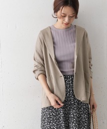 URBAN RESEARCH DOORS | リネンカットテーラージャケット∴(テーラードジャケット)