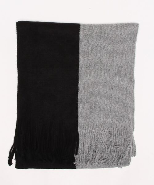 セール レディース メンズ両用 おしゃれバイカラーマフラー マフラー Anuenue アヌエヌエ のファッション通販 Zozotown