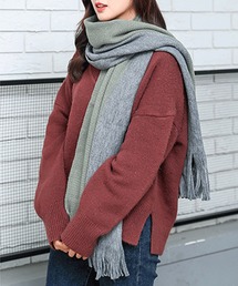 バイカラー」に該当するマフラーファッション通販 - ZOZOTOWN