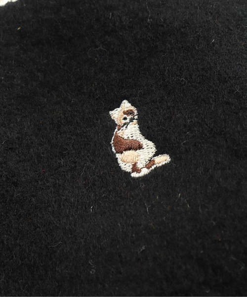 Sense of Grace（センスオブグレース）の「RICAMO BERET SOPO 総刺繍 バスクベレー帽（ハンチング/ベレー帽・レディース・グリーン/ベージュ/ブラウン/ブラック/オレンジ・FREE）」の7枚目の写真