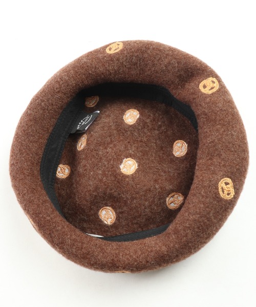 Sense of Grace（センスオブグレース）の「RICAMO BERET SOPO 総刺繍 バスクベレー帽（ハンチング/ベレー帽・レディース・グリーン/ベージュ/ブラウン/ブラック/オレンジ・FREE）」の11枚目の写真