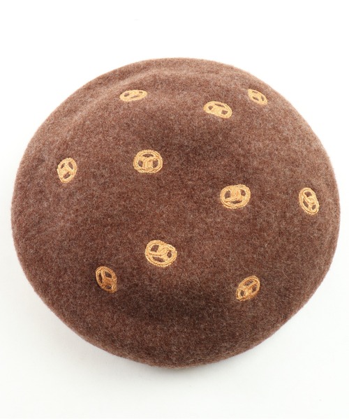 Sense of Grace（センスオブグレース）の「RICAMO BERET SOPO 総刺繍 バスクベレー帽（ハンチング/ベレー帽・レディース・グリーン/ベージュ/ブラウン/ブラック/オレンジ・FREE）」の9枚目の写真