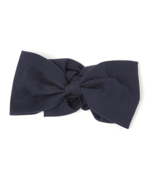 studio CLIP（スタディオクリップ）の「2WAYワッフルヘアバンド（ヘアバンド・レディース・グレー/ベージュ/ネイビー・FREE）」の8枚目の写真