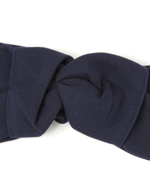 studio CLIP（スタディオクリップ）の「2WAYワッフルヘアバンド（ヘアバンド・レディース・グレー/ベージュ/ネイビー・FREE）」の10枚目の写真