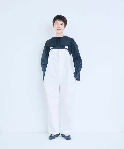 LA MARINE FRANCAISE(マリン フランセーズ)の「レースのセーラーブラウス(シャツ/ブラウス・レディース・ホワイト/ブラック・F)」の13枚目の写真